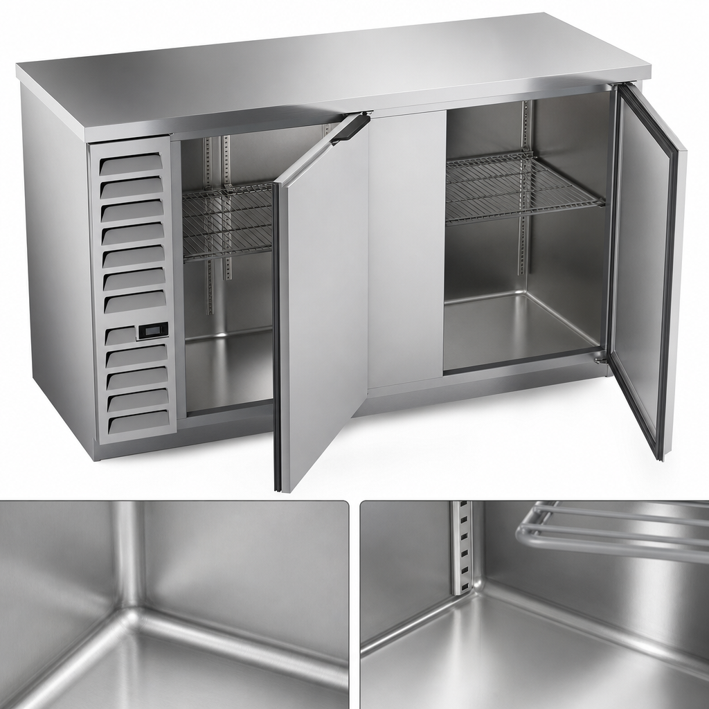 Stainless Steel Top and Interior