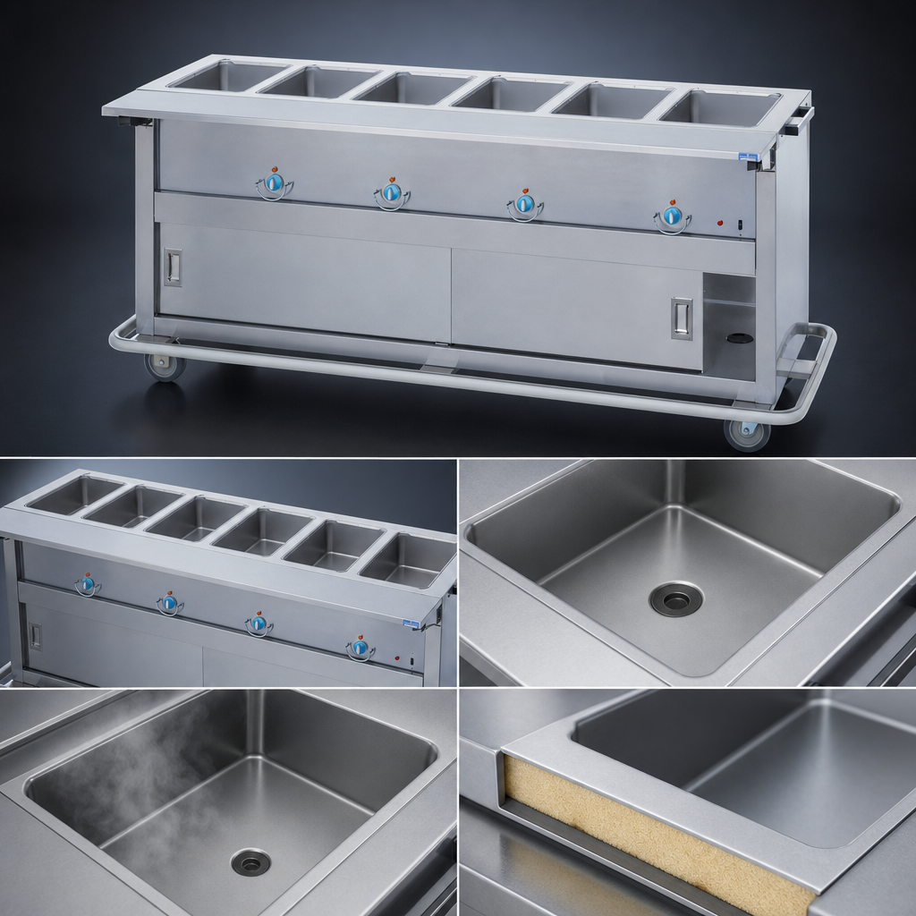 Six Sealed Heat Compartments