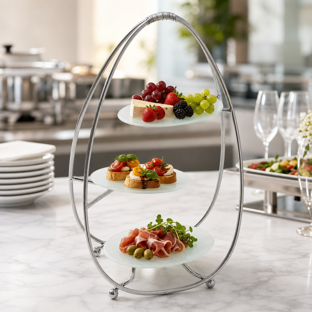 Three-Tier Oval Design