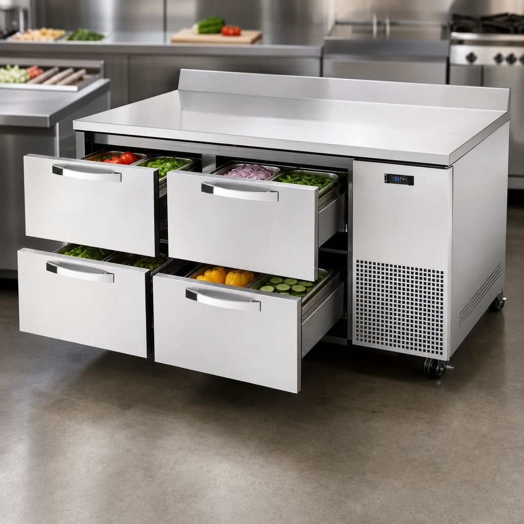 Four Heavy-Duty Drawers