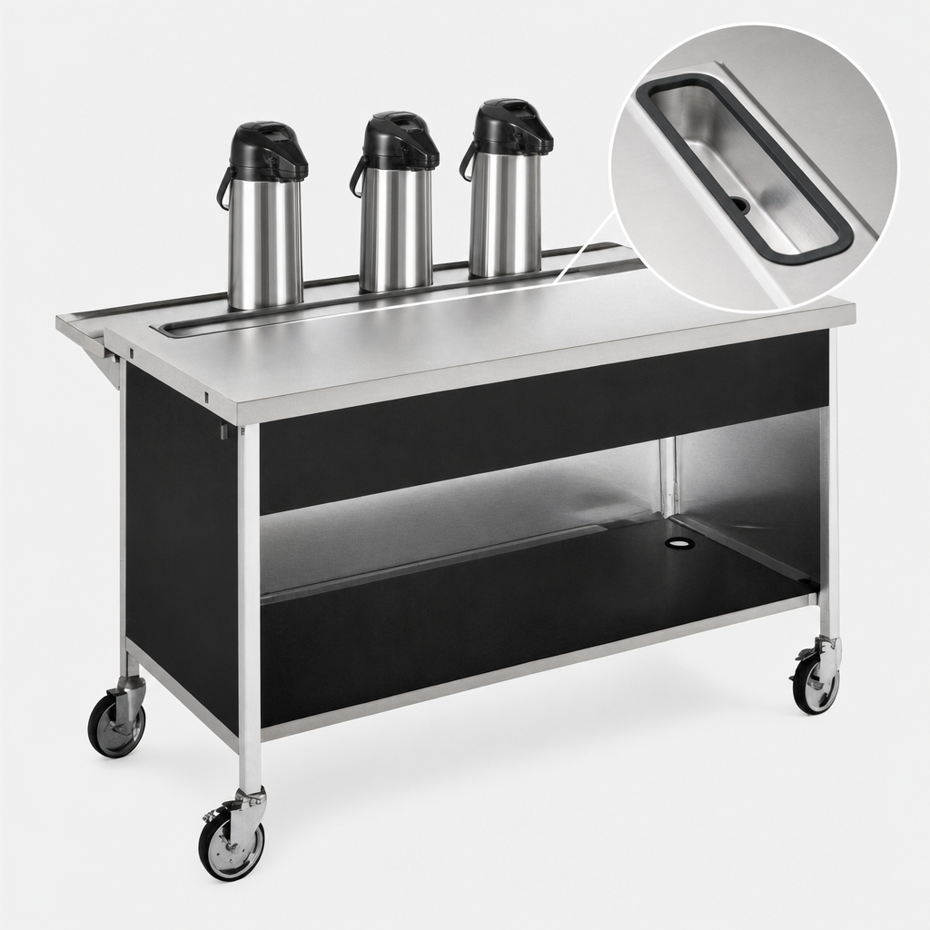 Built-In Urn Trough