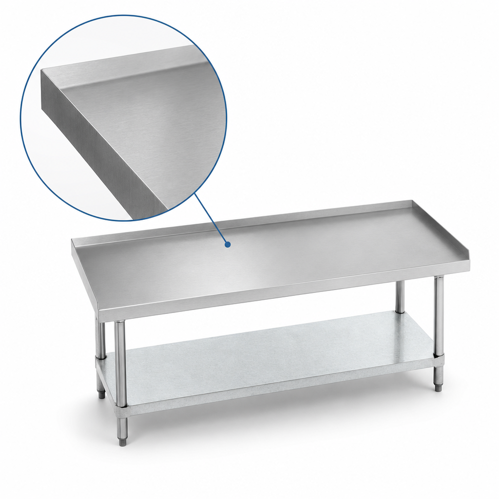 16-Gauge 304 Stainless Steel Top