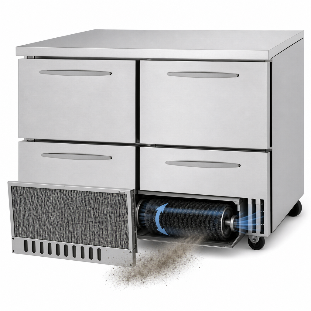 Self-Cleaning Condenser