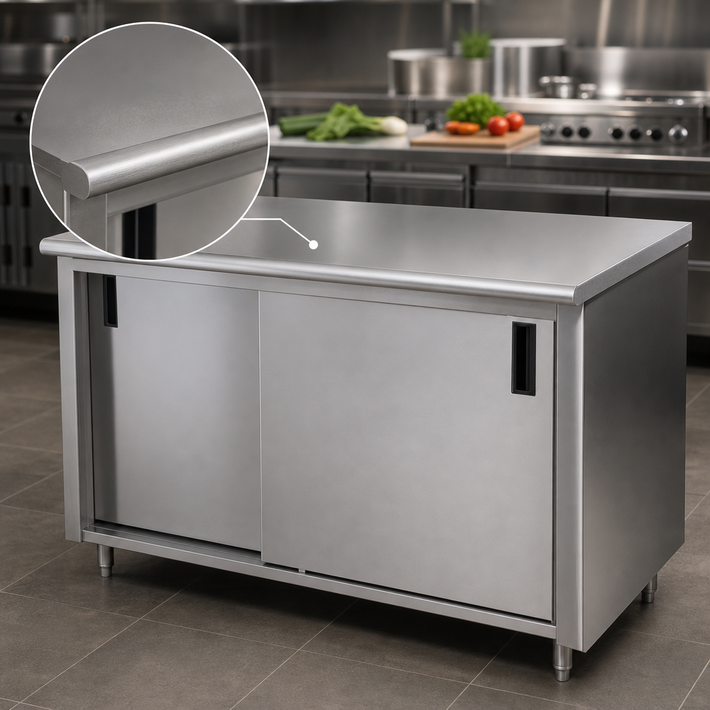 14-Gauge 304 Stainless Steel Top