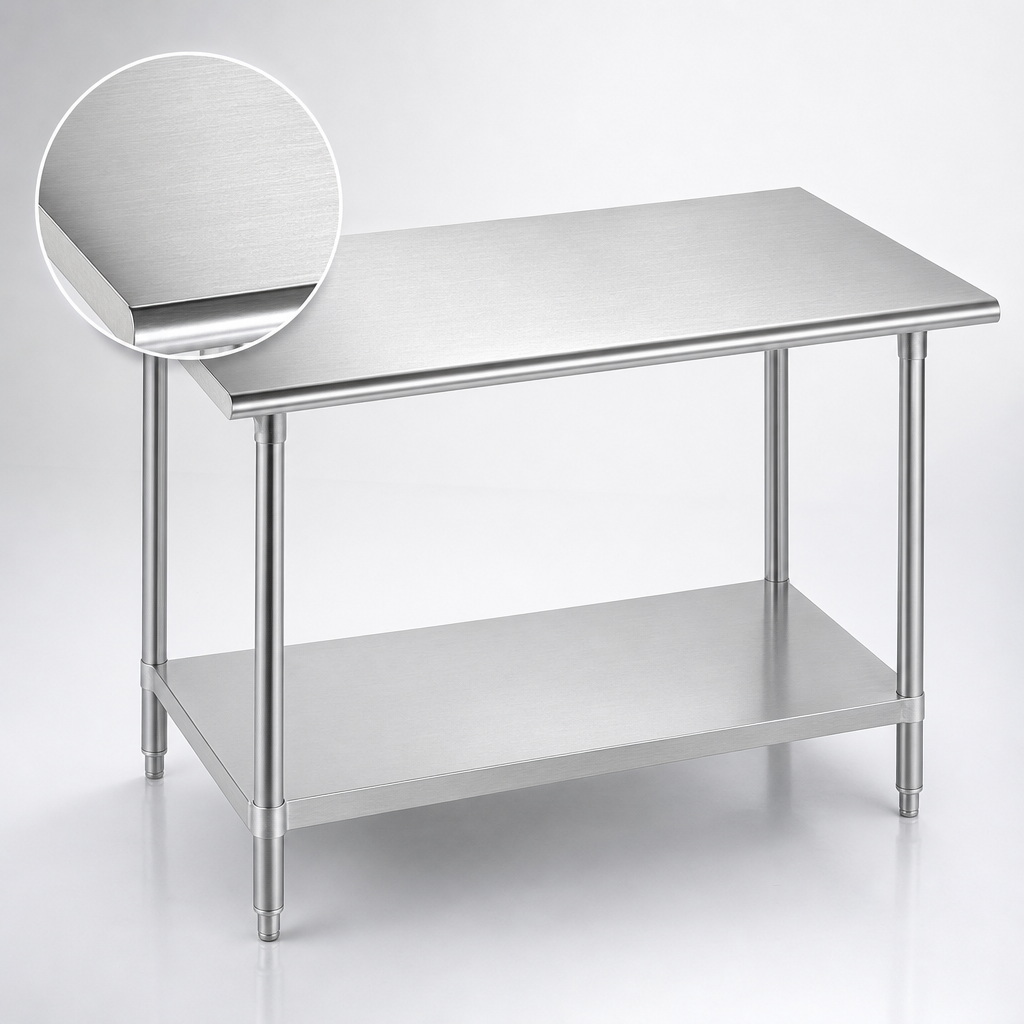 14-Gauge 304 Stainless Steel Top