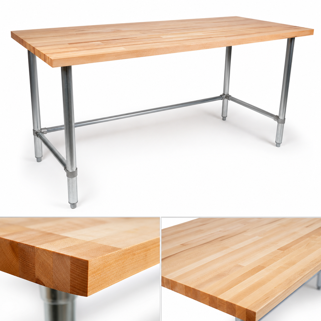Edge Grain Wood Top