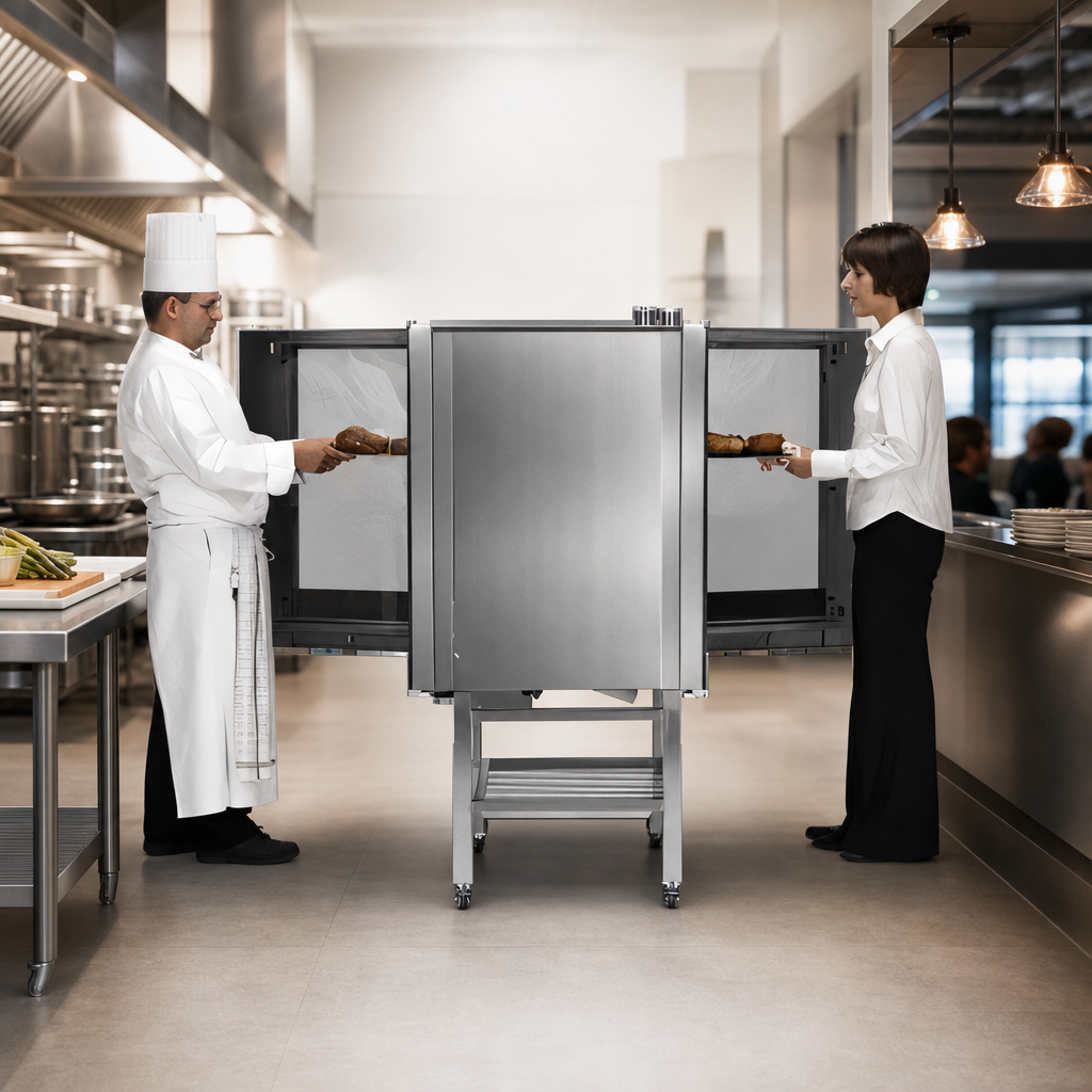 Pass-Through Double-Door Design