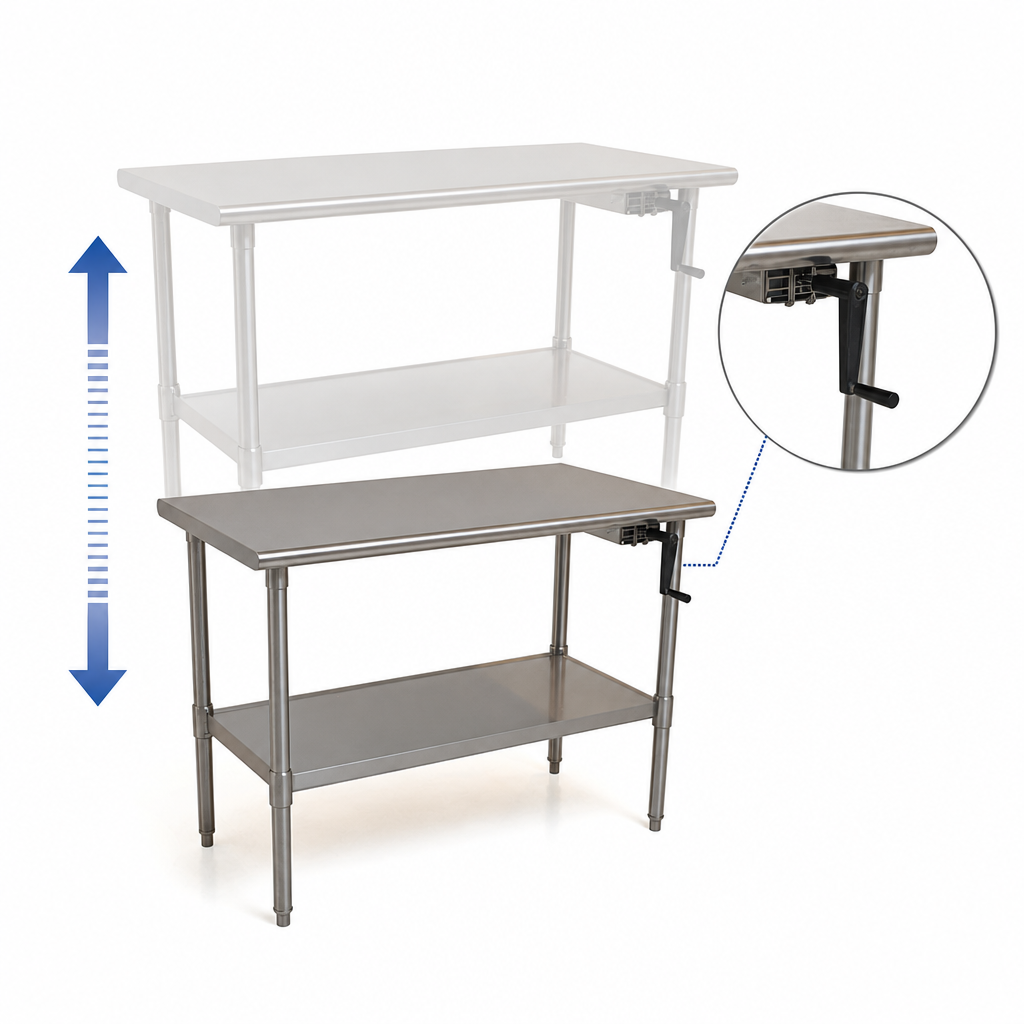 ADA/Ergonomic Height Adjustable Design