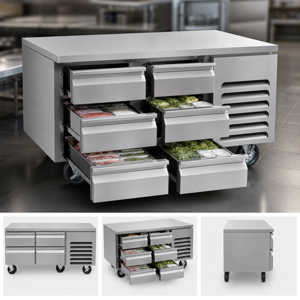 Six Drawer Storage Layout