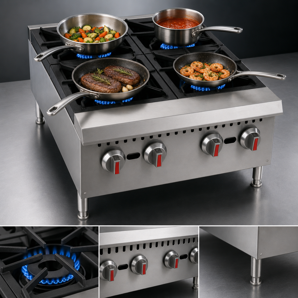 Four Burner Design