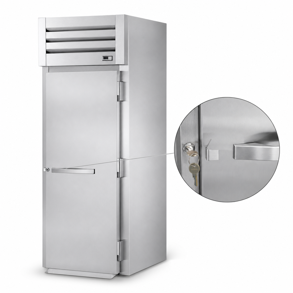 Lockable Stainless Steel Door