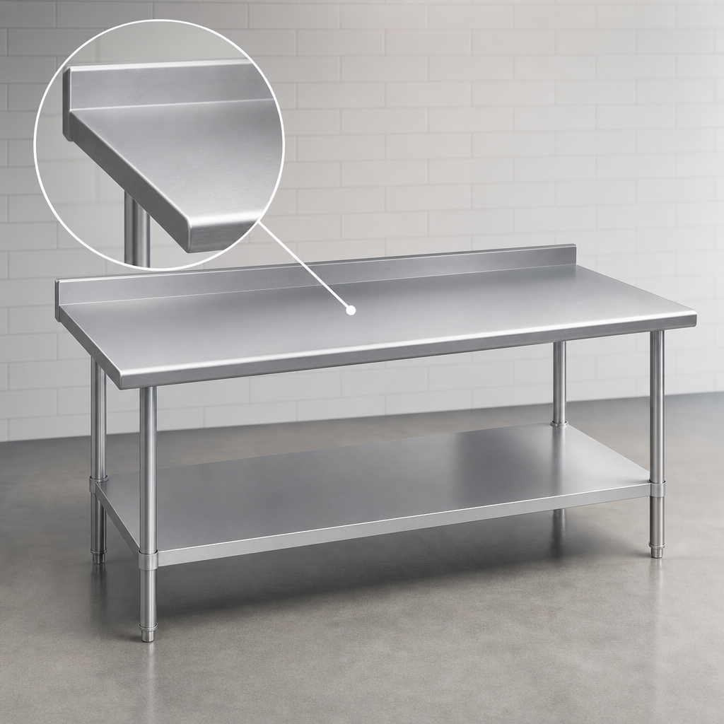14-Gauge 300-Series Stainless Steel Top