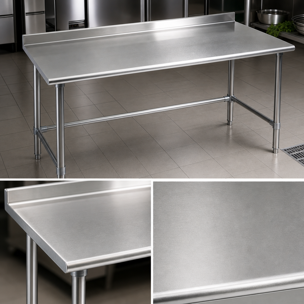 16-Gauge Stainless Steel Top