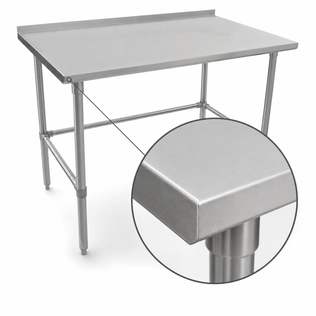 16-Gauge Stainless Steel Top