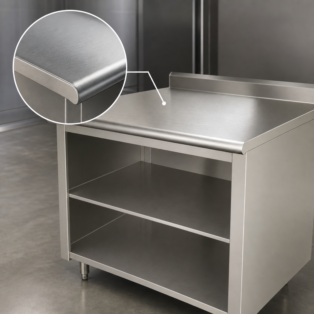 14 Gauge 304 Stainless Steel Top