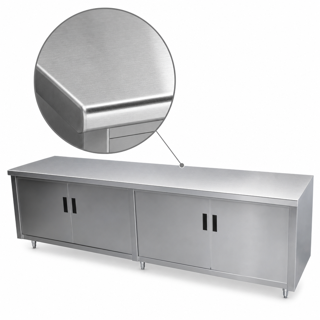 16-Gauge 304 Stainless Steel Top