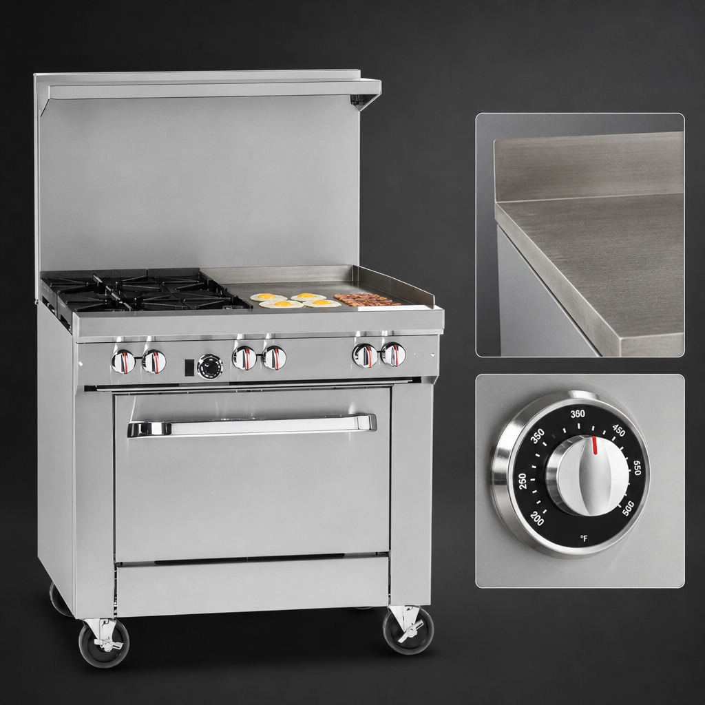 24-Inch Thermostatic Griddle