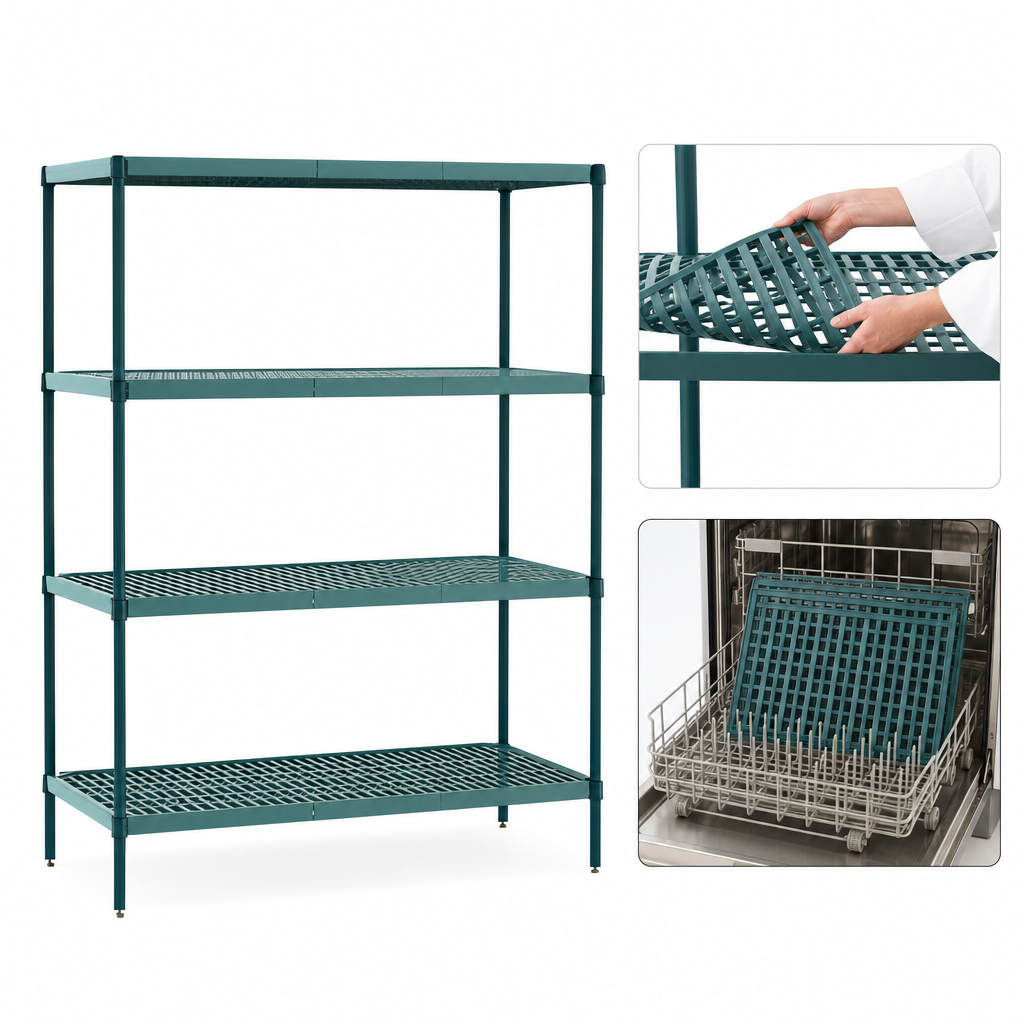 Removable Polymer Shelf Mats