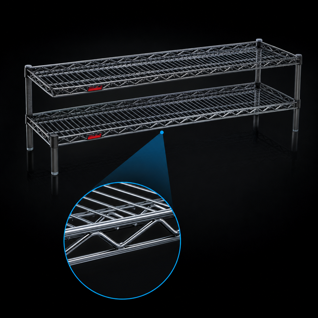 Patented QuadTruss Bottom Shelf