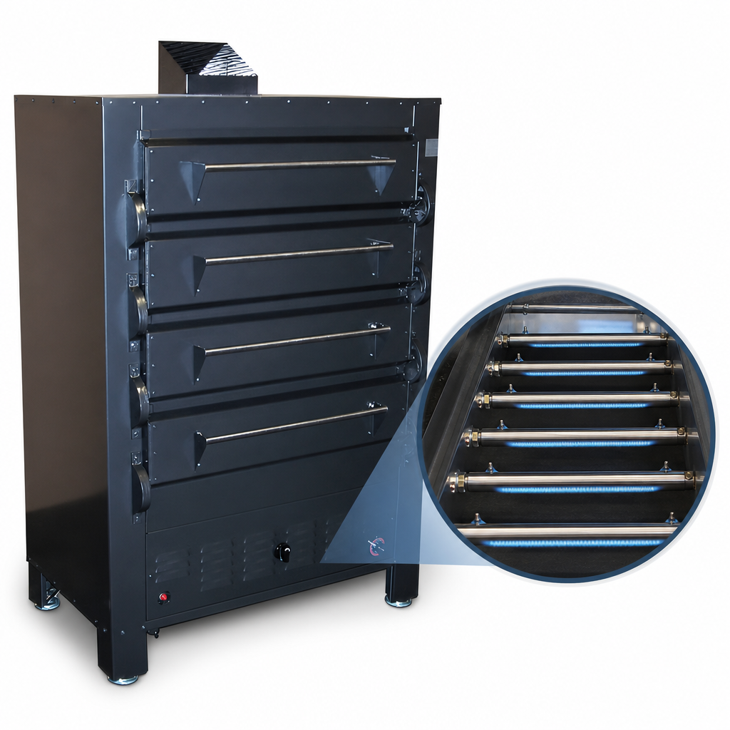 Six Tubular Burners