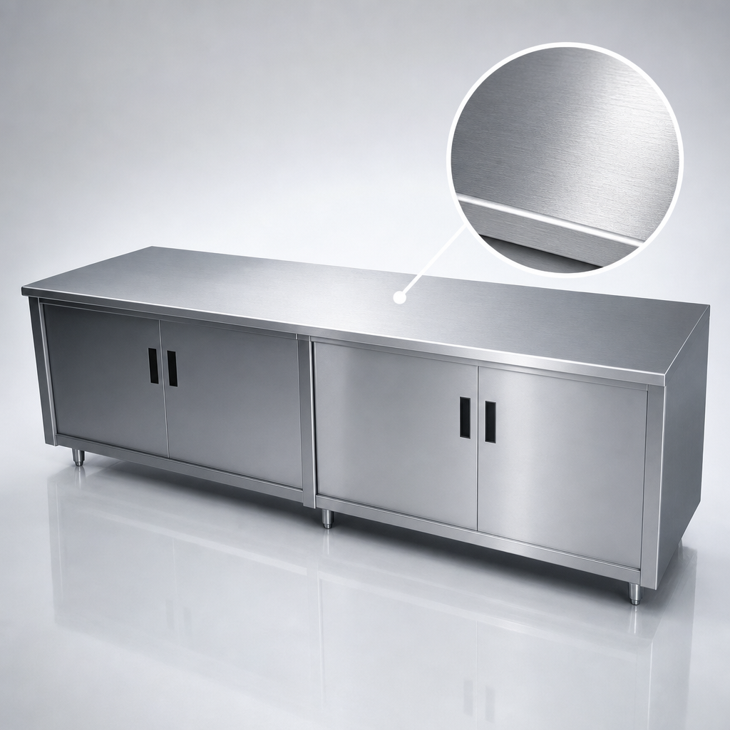 16 Gauge 304 Stainless Steel Top