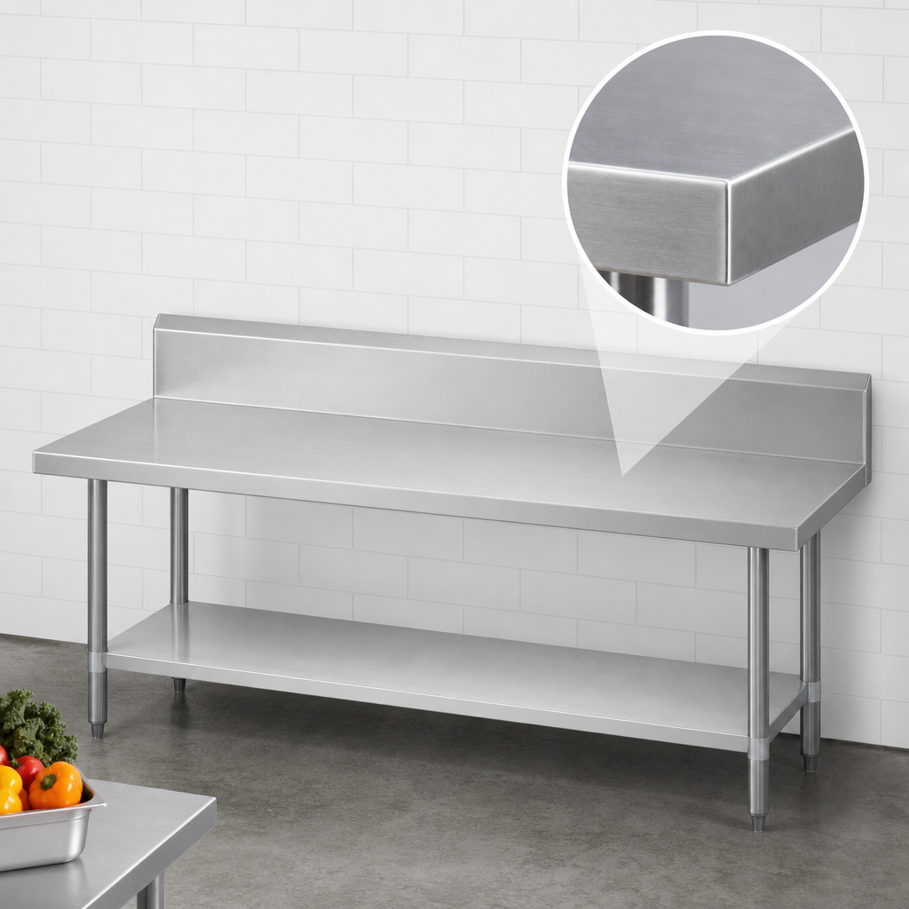 14-Gauge 300-Series Stainless Steel Top
