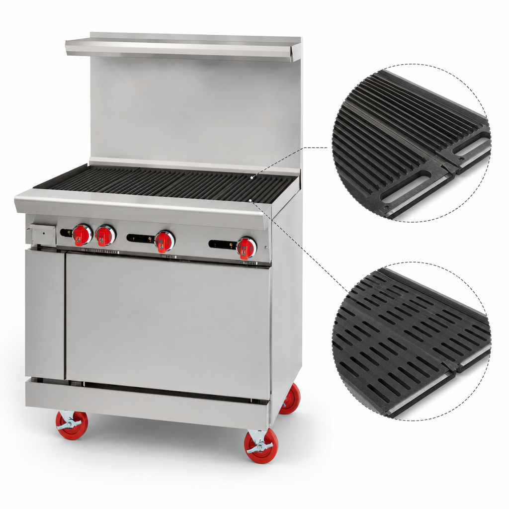 Reversible Cast-Iron Top Grates