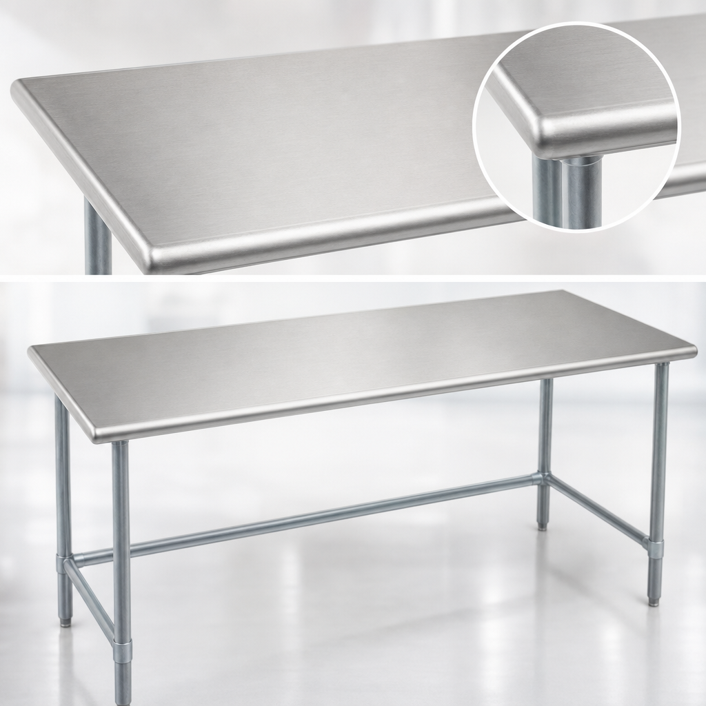 14-Gauge 304 Stainless Steel Top