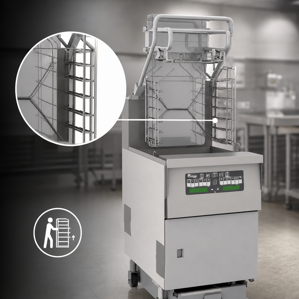 Lift Assist With 5-Slot Rack Holder
