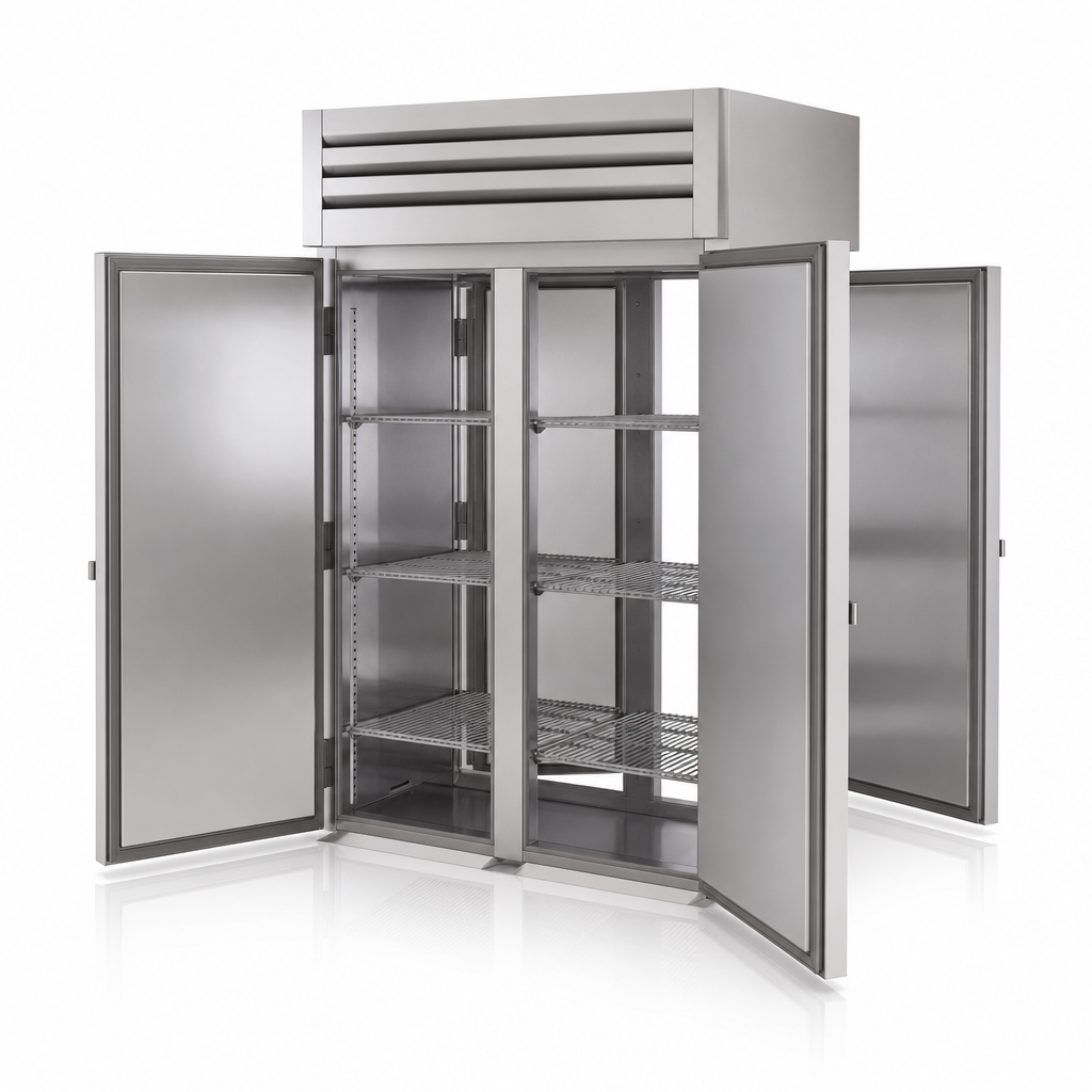 Front And Rear Stainless Steel Doors