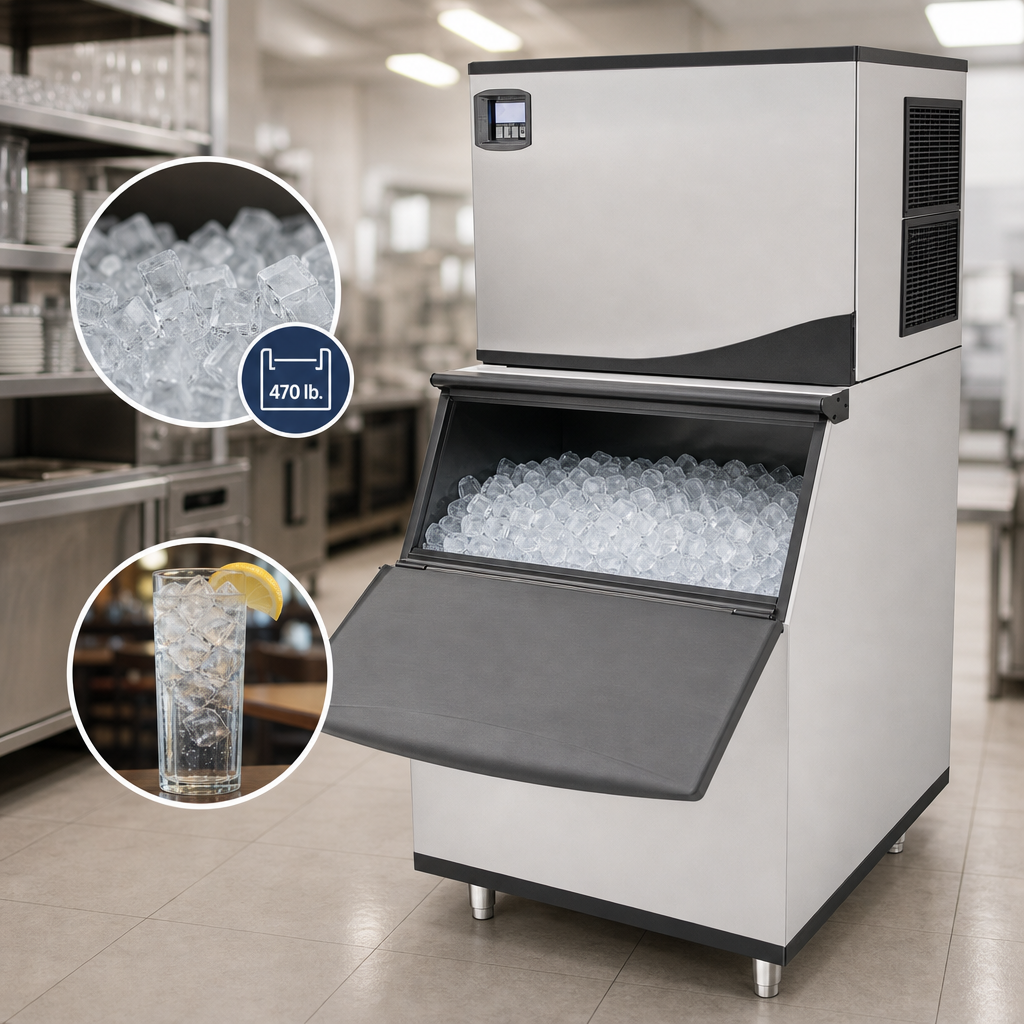 470 lb. Ice Storage Capacity