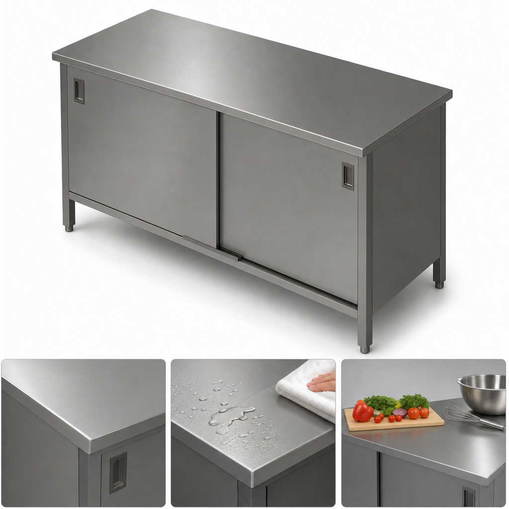 16-Gauge 300-Series Stainless Steel Top