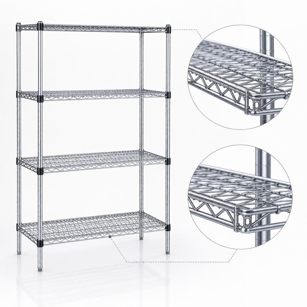 Patented QuadTruss Shelves