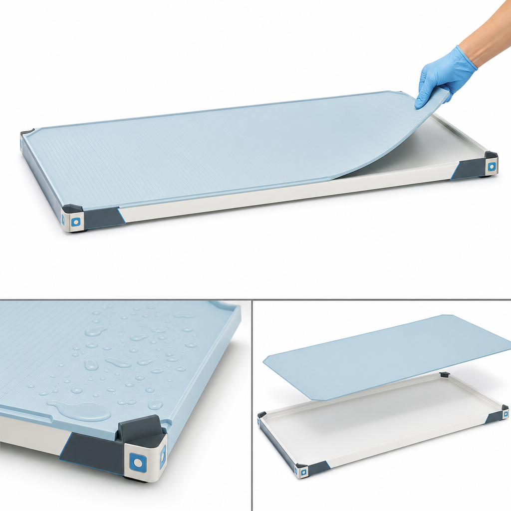 One-Piece Solid Shelf Mat