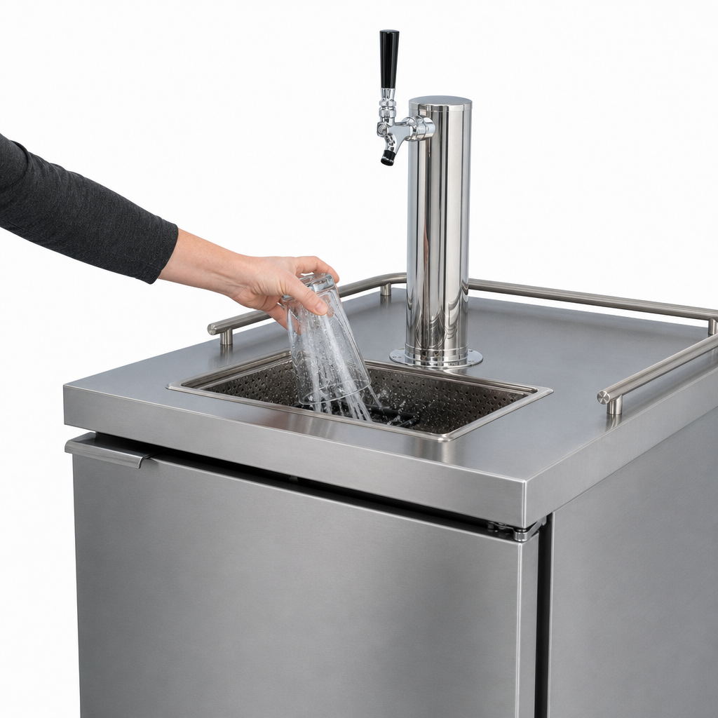 Integrated Glass Rinser