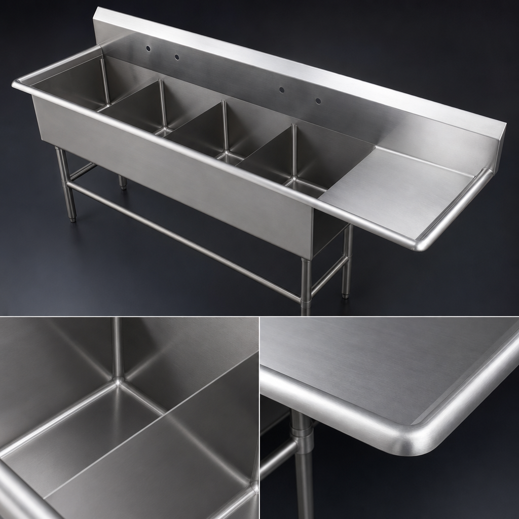 16-Gauge Type 300 Stainless Steel