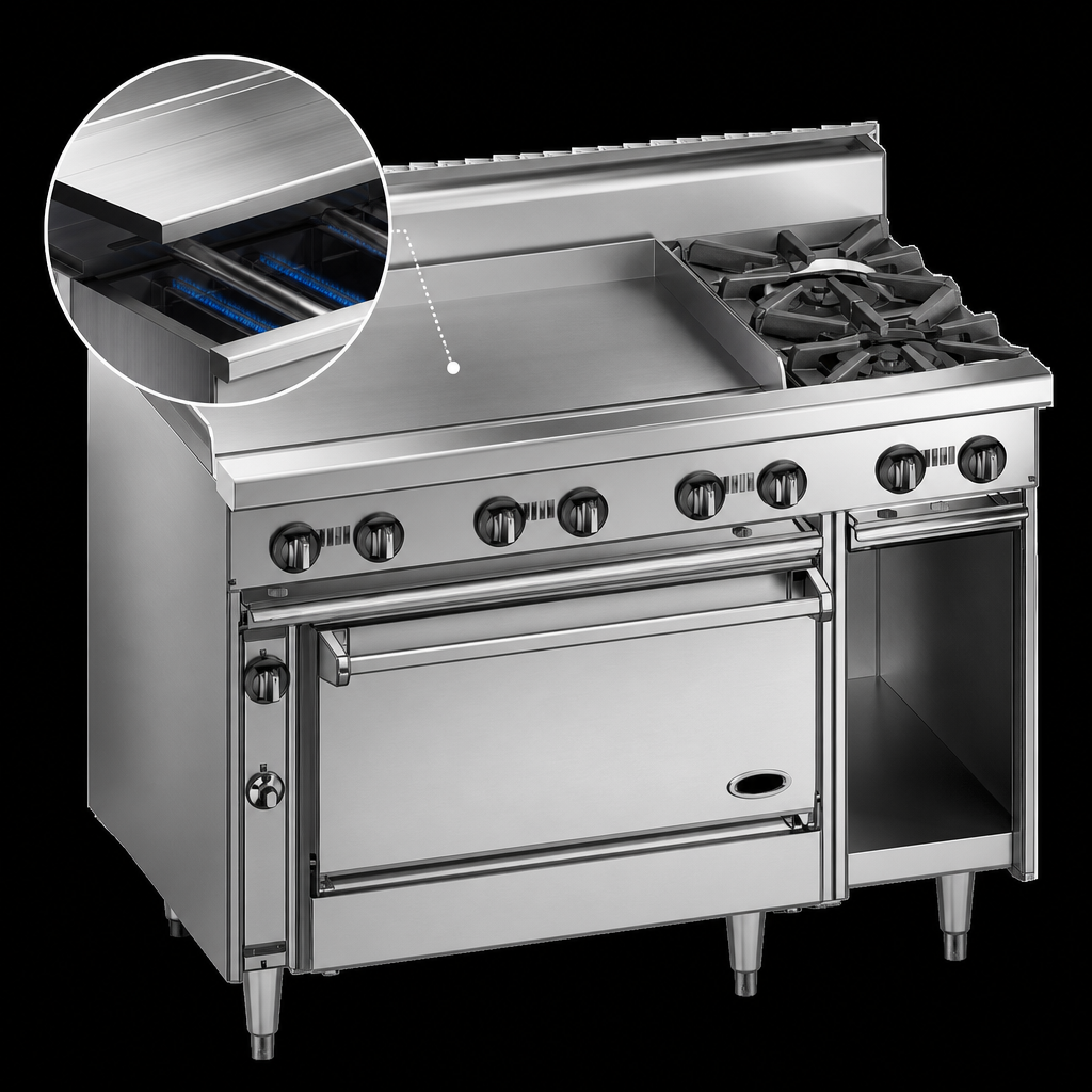 36-Inch Griddle Section