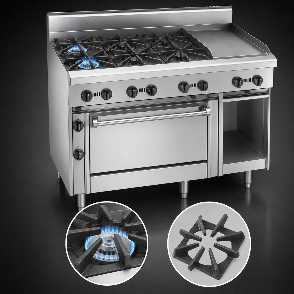 Two Open Burners