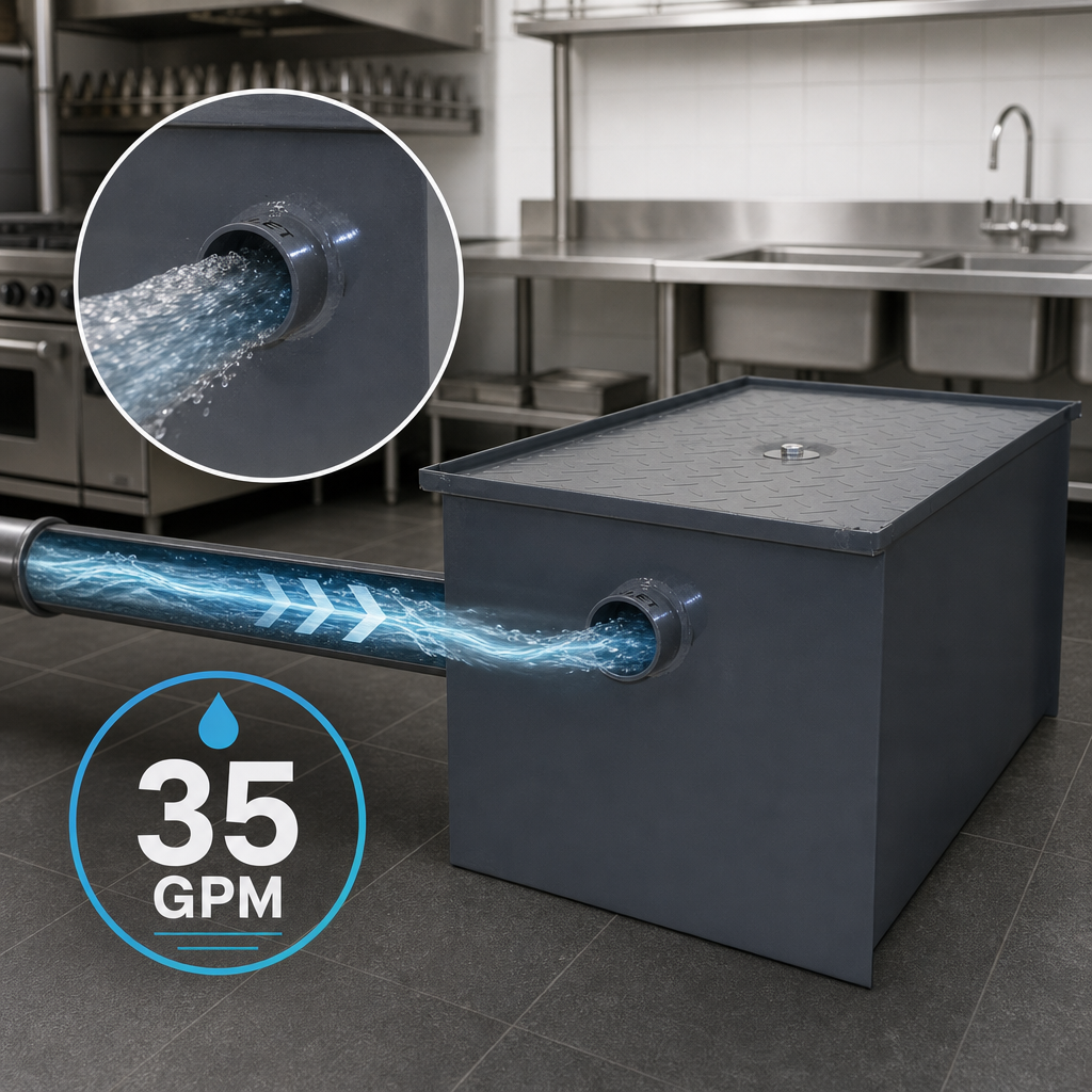 35 GPM Flow Rate