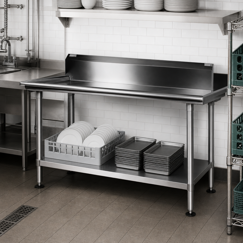 Dishtable Undershelf Design