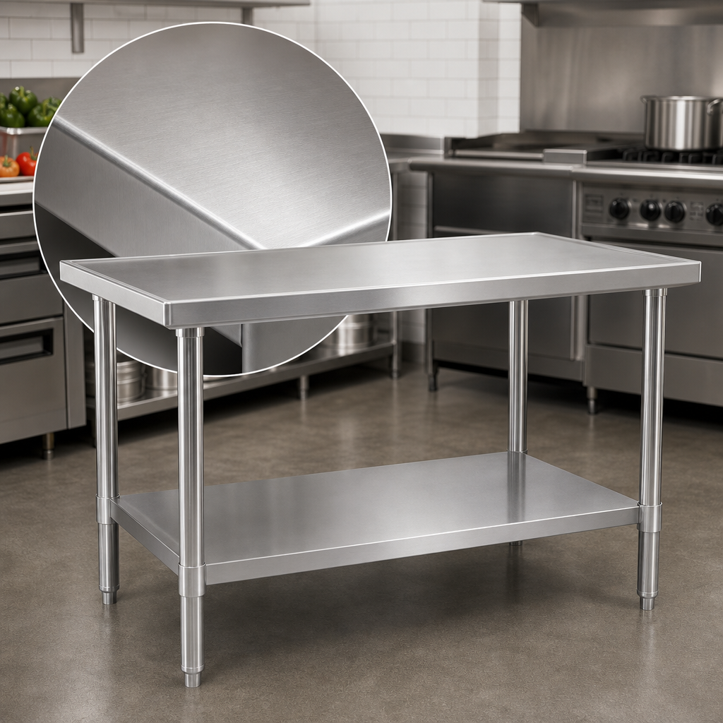 14-Gauge 300 Series Stainless Steel Top
