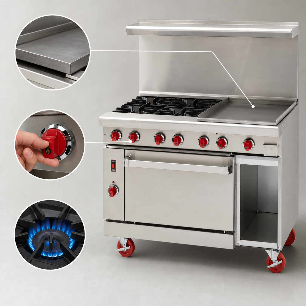 Manual Griddle Top