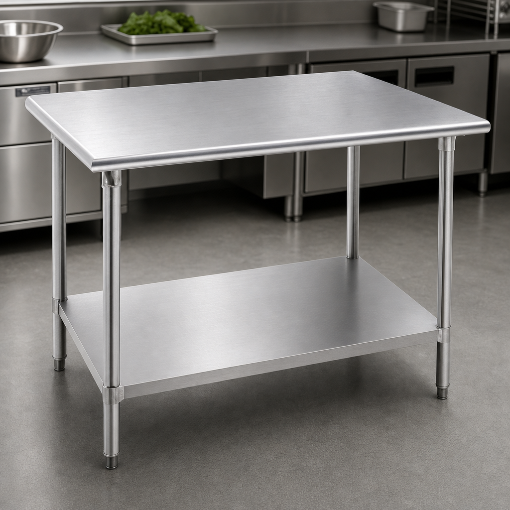 16-Gauge 304 Stainless Steel Top