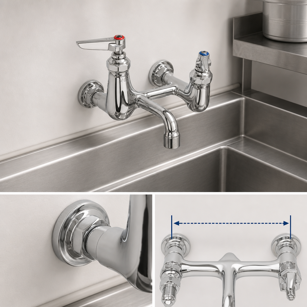 8-Inch Center Wall Mount