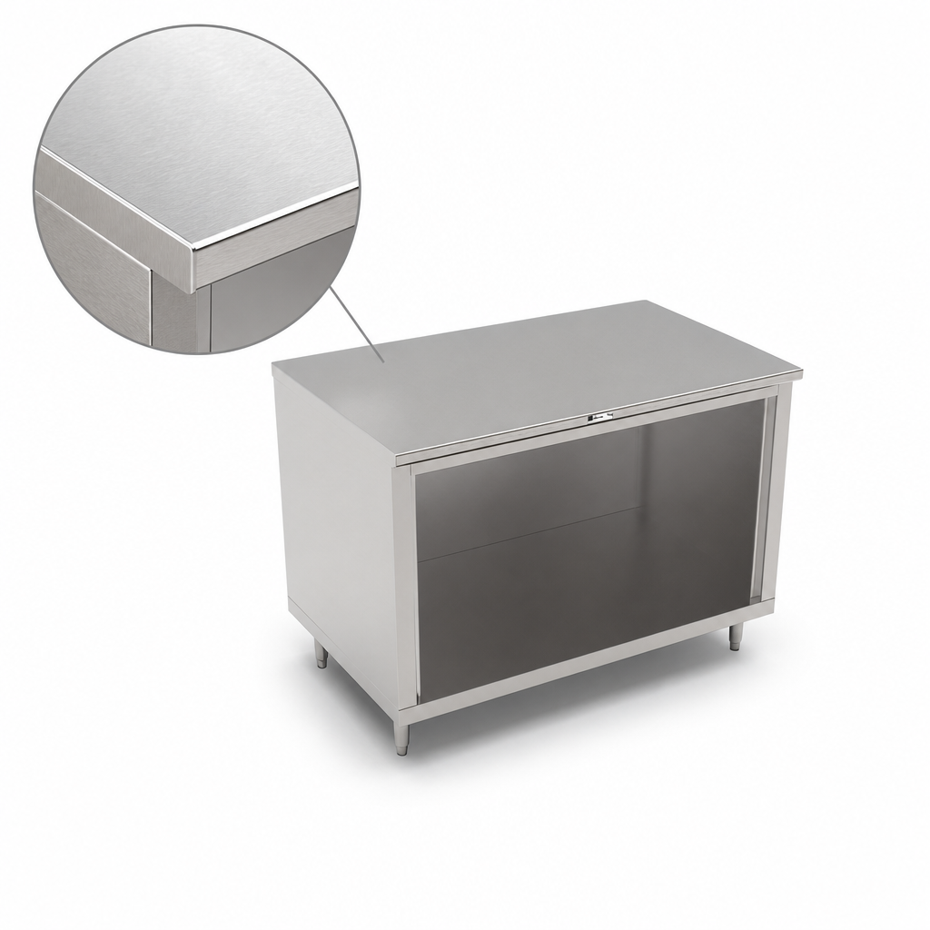 16-Gauge Stainless Steel Top