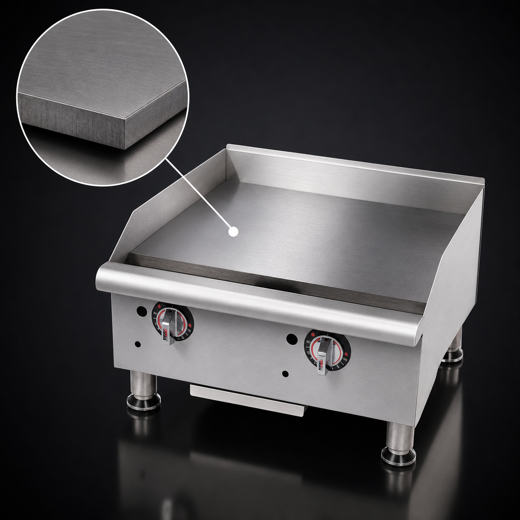 3/4-Inch Smooth Polished Steel Plate