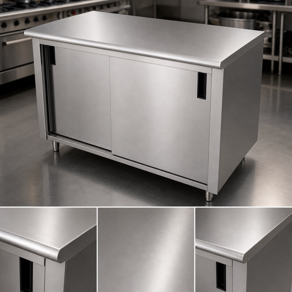 14-Gauge 304 Stainless Steel Top