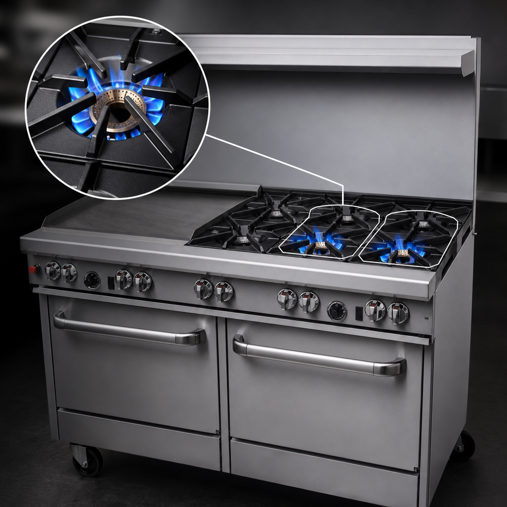 Two Non-Clog Burners