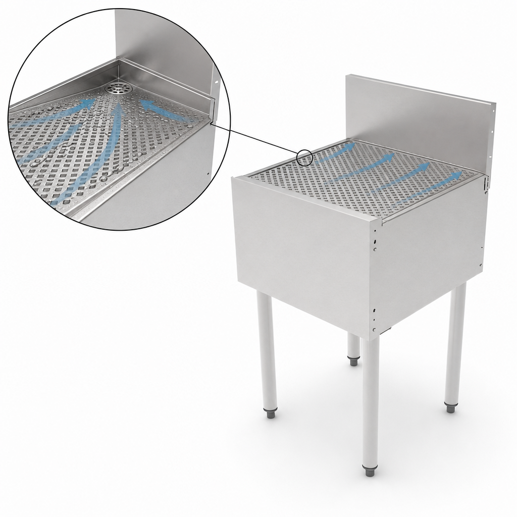 Pitched Drainboard Top