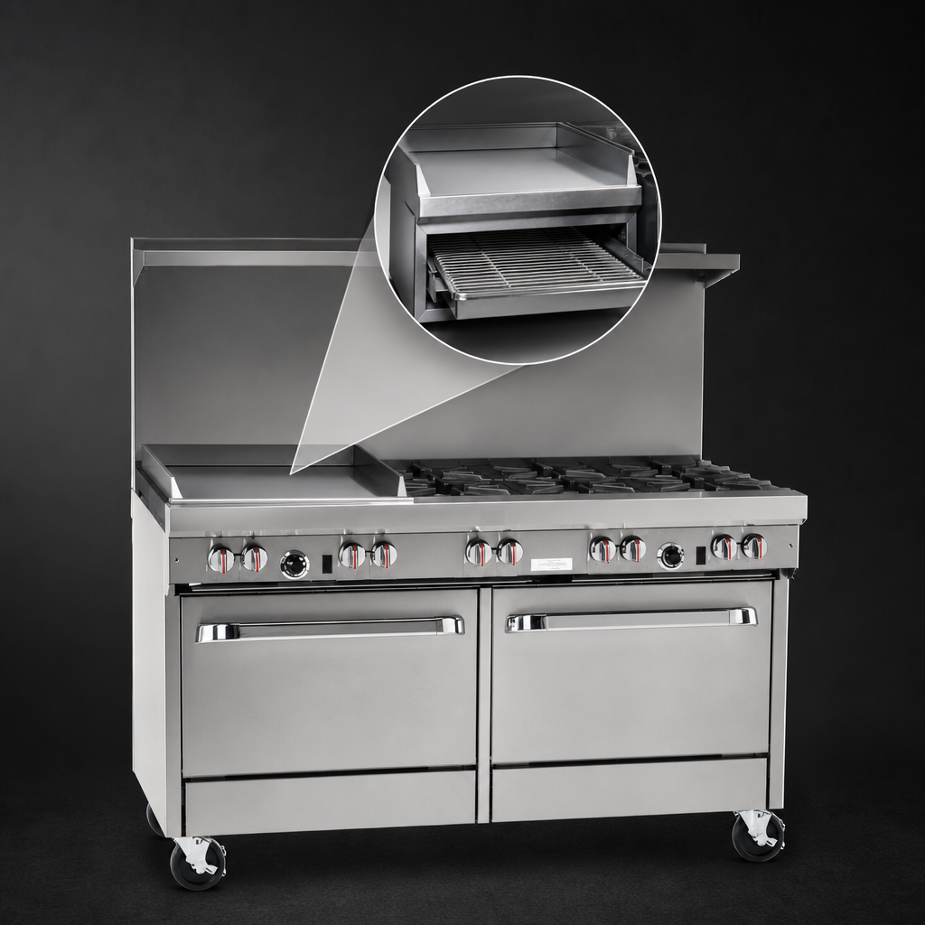24-Inch Raised Griddle/Broiler